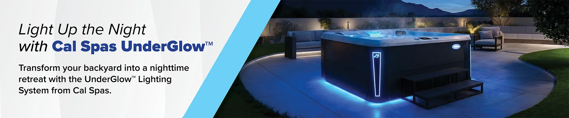 Calspas hot tub being used in a family setting - Pearland